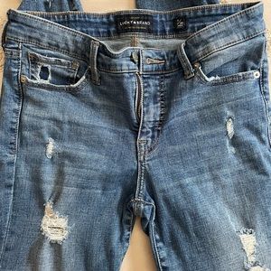 Lucky Brand womens jeans ankle skinny distressed size 6/28